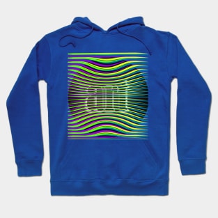 kinetic art neon Hoodie